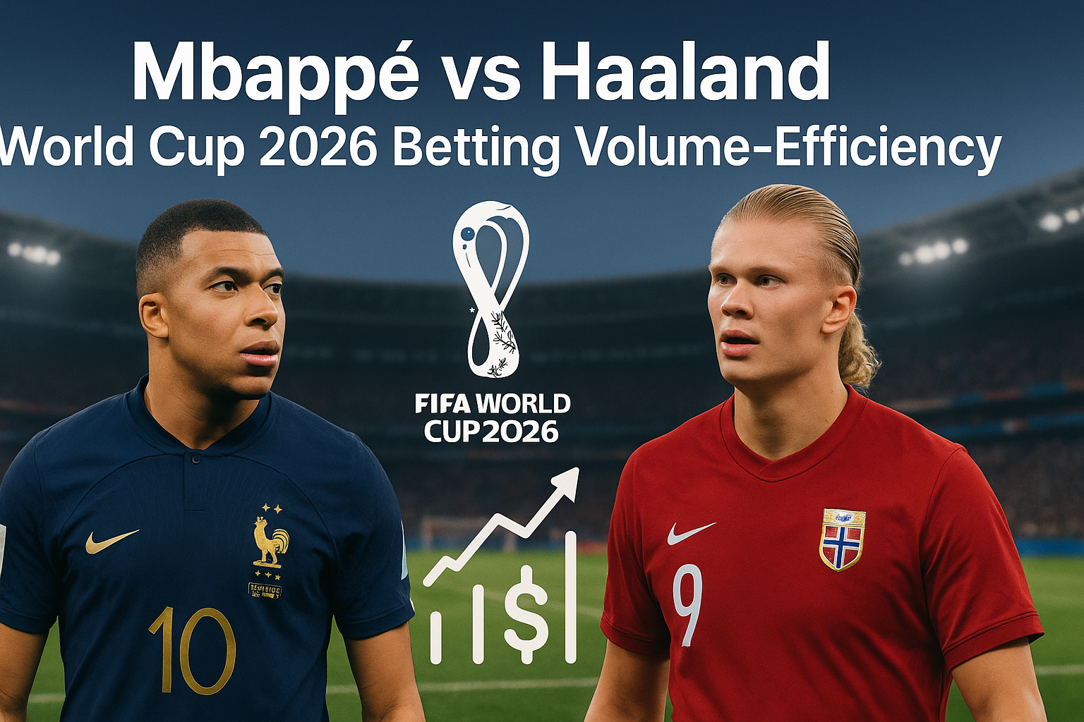 Mbappé vs Haaland World Cup 2026 Betting Volume-Efficiency