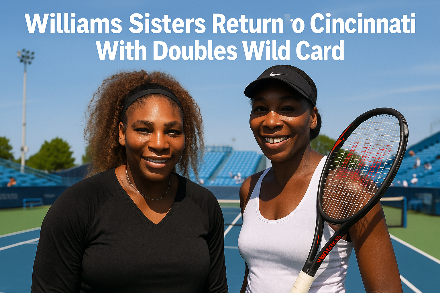 Williams Sisters Return to Cincinnati With Doubles Wild Card